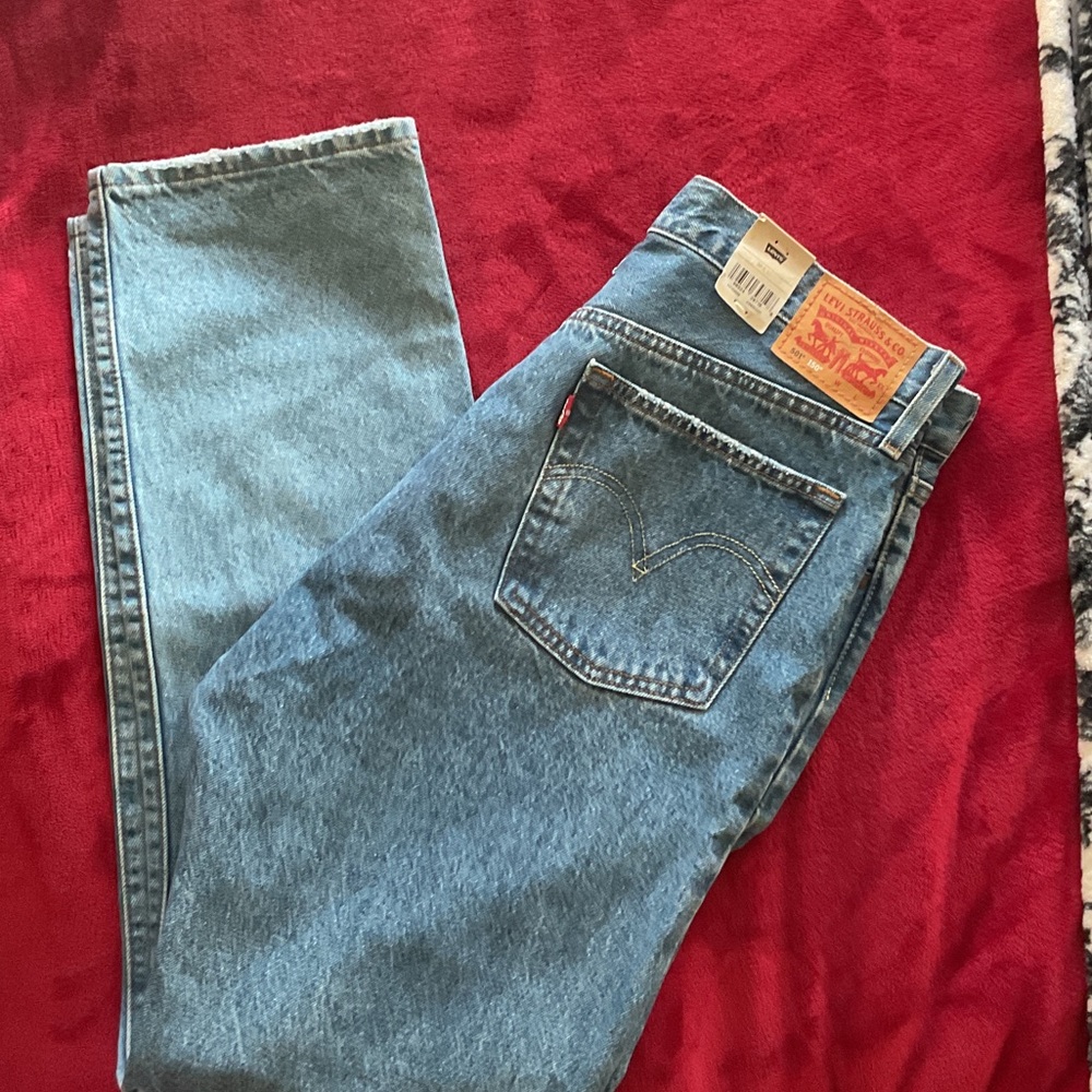 Levi's Women's Blue Straight Leg Jeans